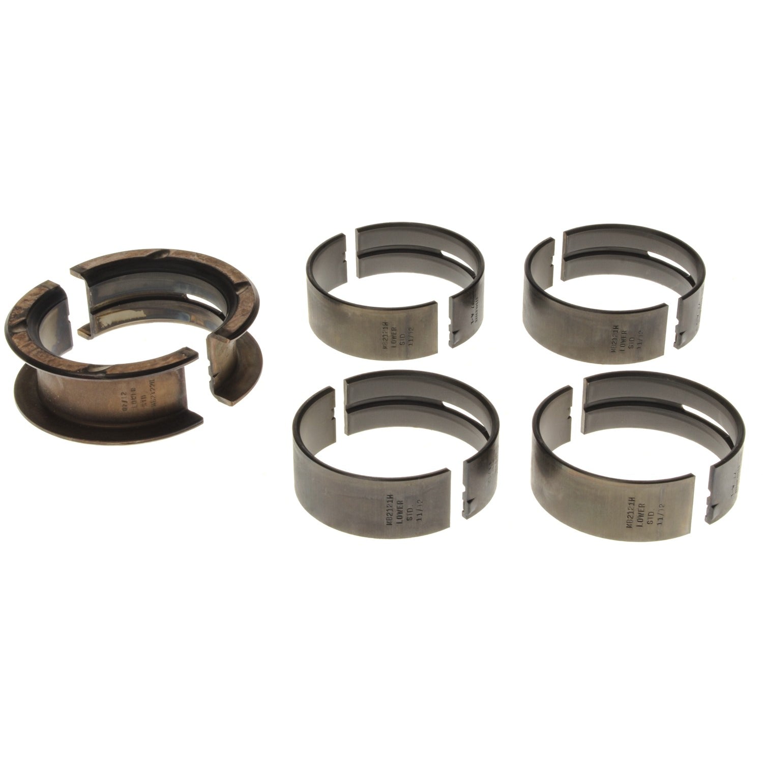 Clevite H-Series Main Bearings - 1/2 Groove - .010" Undersize - Tri Metal - Ford - SB - Set of 5