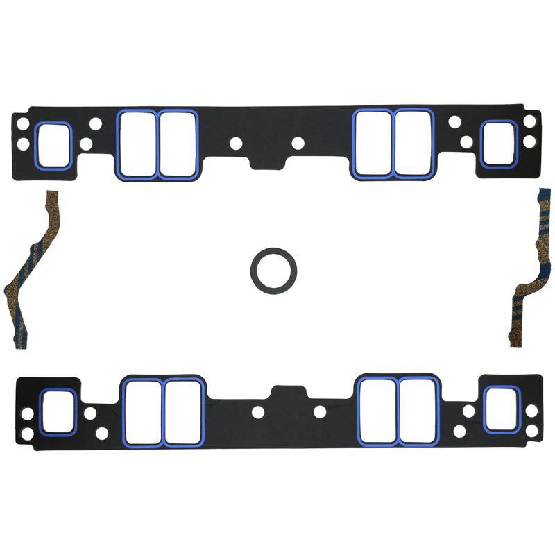 Fel-Pro 0.120" Thick Intake Manifold Gasket Composite 1.300 x 3.300" Rectangular Port SB Chevy - Kit
