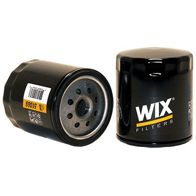 Wix Canister Oil Filter - Screw-On - 4.338 in Tall - 13/16-16 in Thread - 21 Micron - Black - Various GM 1964-99
