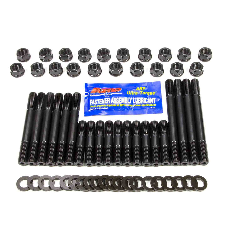 ARP Cylinder Head Stud Kit - Hex Nuts - Chromoly - Black Oxide - Small Block Mopar 144-4002