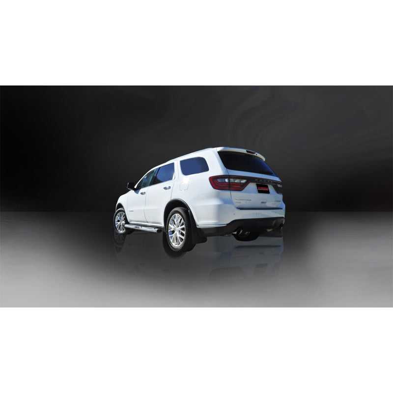 Corsa Sport Exhaust System - Cat-Back - 2-1/2" Diameter - Dual Rear Exit - 4-1/2" Black Tips - Stainless - Mopar Gen III Hemi