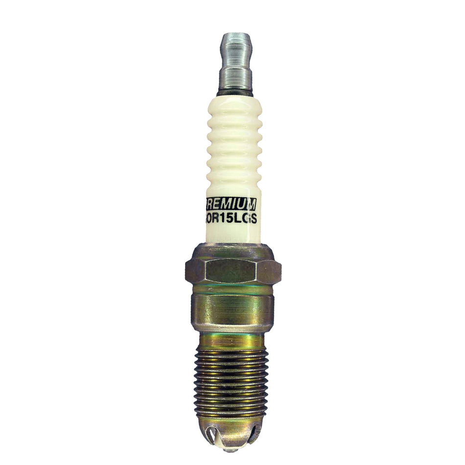 Brisk Premium Racing Spark Plug - 14 mm Thread - 18 mm R - Heat Range 15 - Tapered Seat - Resistor GOR15LGS