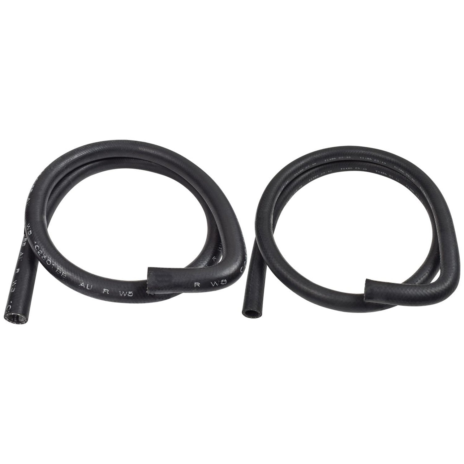 ICT Billet Heater Hose - One 5/8" ID Hose - One 3/4" ID Hose - 5 Ft. - Rubber - Black