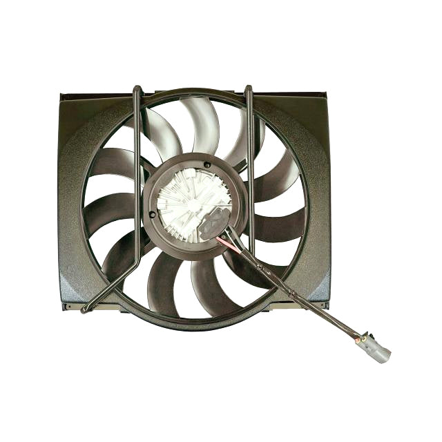 Vintage Air Monster Brushless Electric Fan - 19 in - Puller - 3500 CFM - 12V - Curved Blade - 22.875 x 22.875 in x 4 in Thick - GM F-Body 1967-69