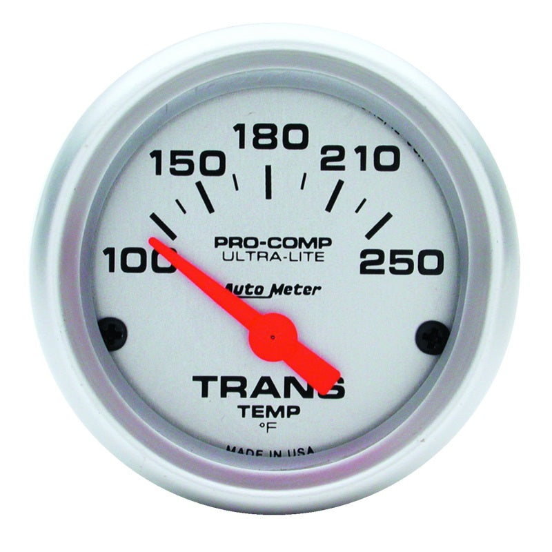 Auto Meter Mini Ultra-Lite Electric Transmission Temperature Gauge - 2-1/16" - 100-250 F