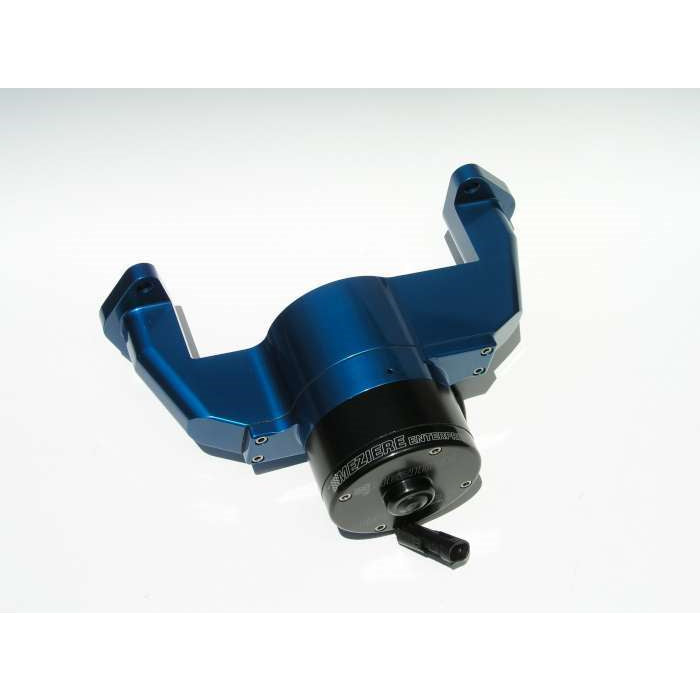 Meziere Ford FE Billet Electric Water Pump Blue