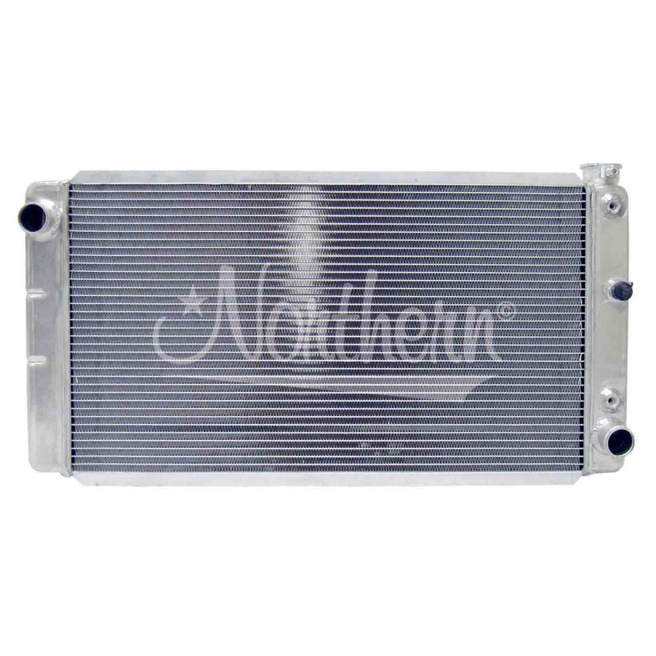 Northern Aluminum Radiator - 30.75 in W x 15.875 in H x 3.125 in D - Passenger Side Inlet - Driver Side Outlet - V8 Conversion - GM Compact Truck 1982-94