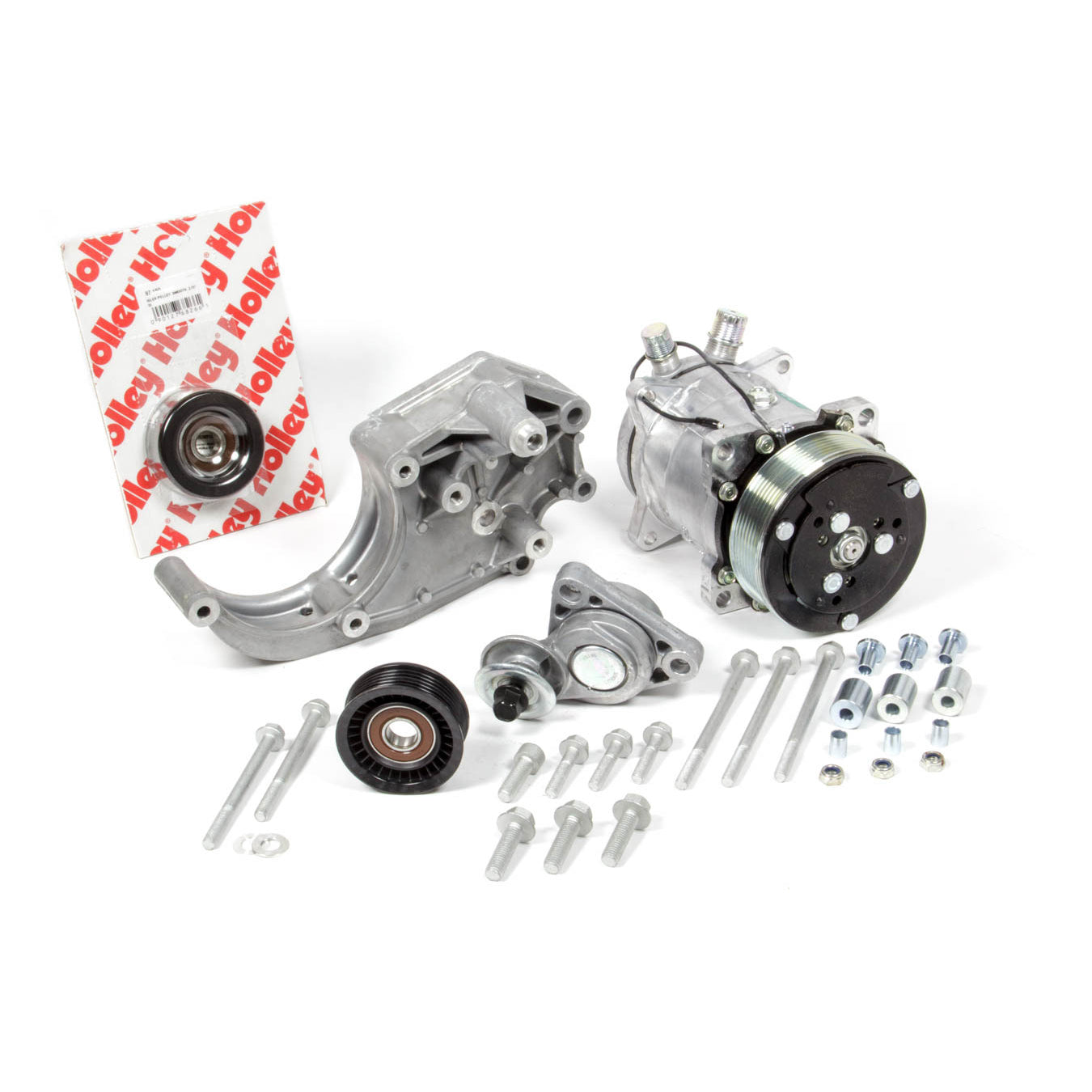 Holley LS A/C Accessory Drive Kit - Passenger's Side A/C Bracket-SD508 Compressor