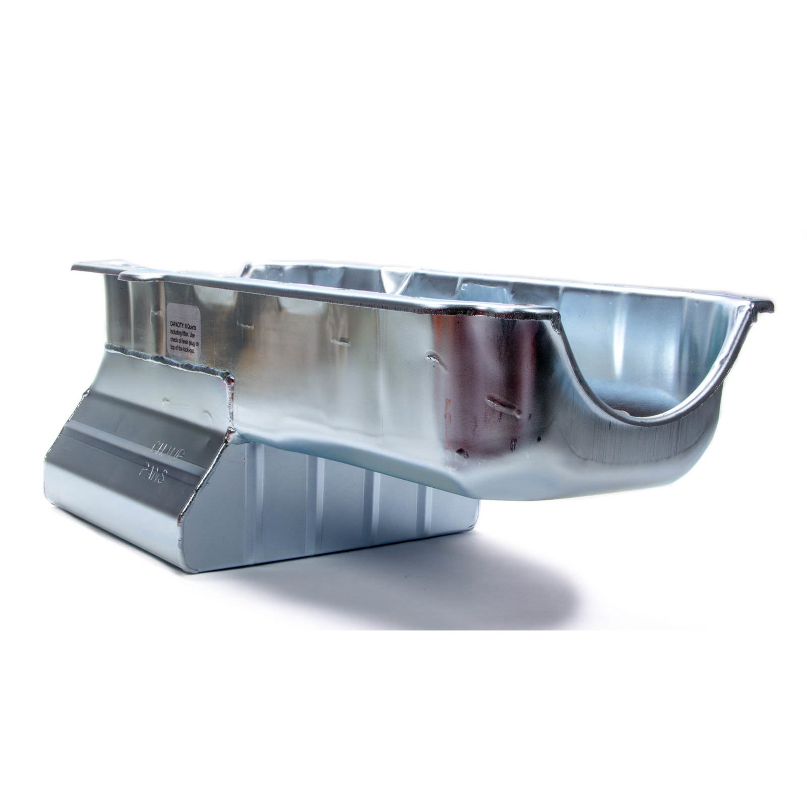 Champ Pans CP60LT Series Street/Strip Oil Pan w/ Windage Tray - 8 Quart - 8" - SB Chevy 1957-1979