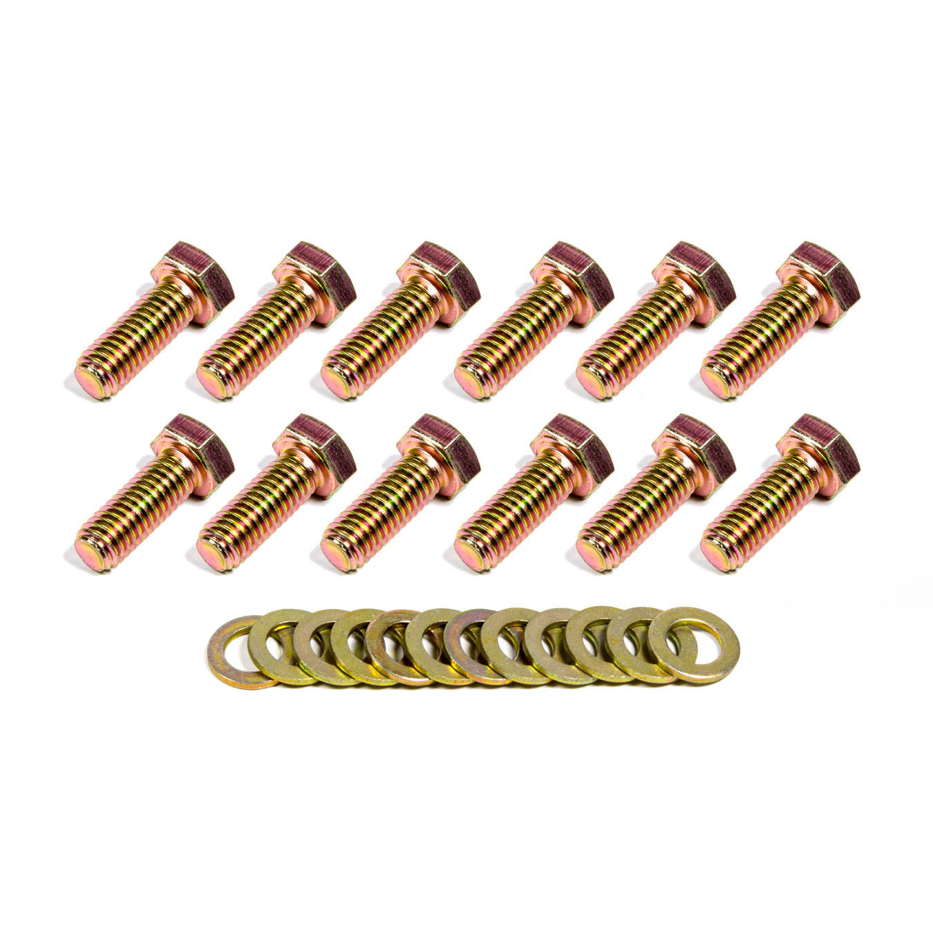Trans-Dapt Intake Manifold Bolt Kit - Hex Head - Zinc Plated - Small Block Chevy