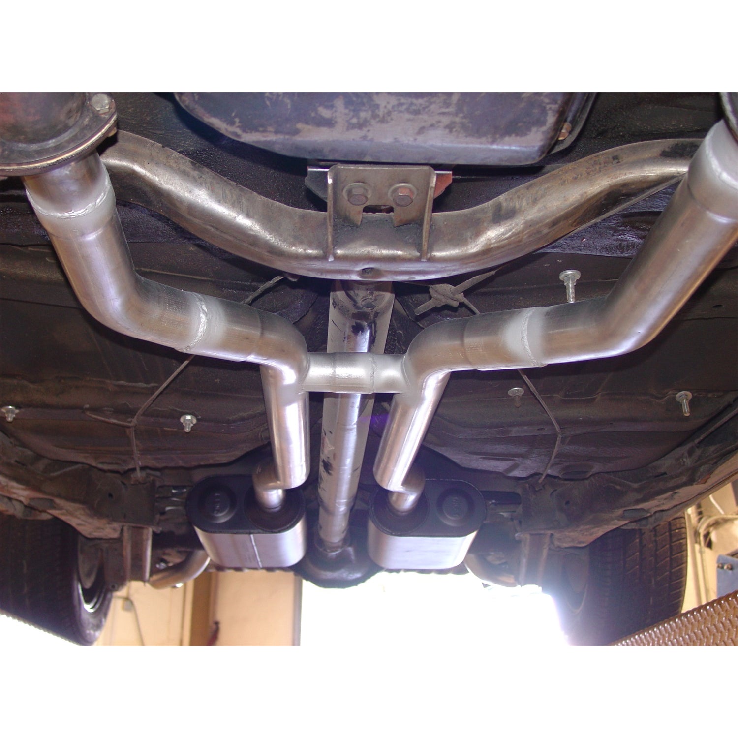 Flowmaster Header-Back Pipe Kit - Dual - 1964-72 GM A-Body V8