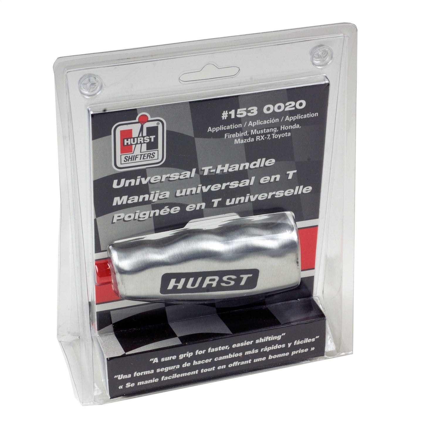 Hurst Universal T-Handle - Brushed Aluminum