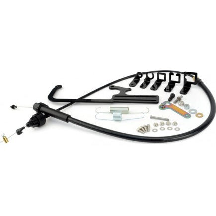 TCI Automotive Self Adjusting Kickdown Cable Steel Edelbrock Carburetor 700R4/200R4 - Kit