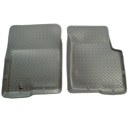 Husky Liners Classic Style Front Floor Liner - Gray - Crew Cab - Toyota Fullsize Truck 2001-04 - Pair