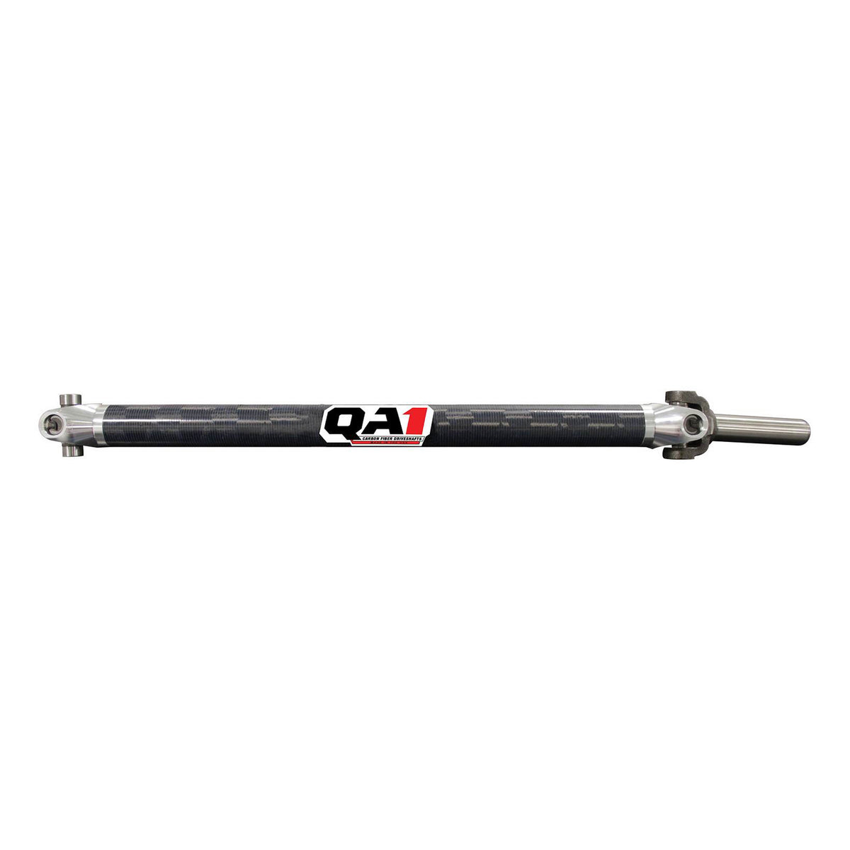 QA1 Dirt Modified Carbon Fiber Drive Shaft - 29 in Long - 2.25 in OD - 1310 U-Joints - 8 in Slip Yoke