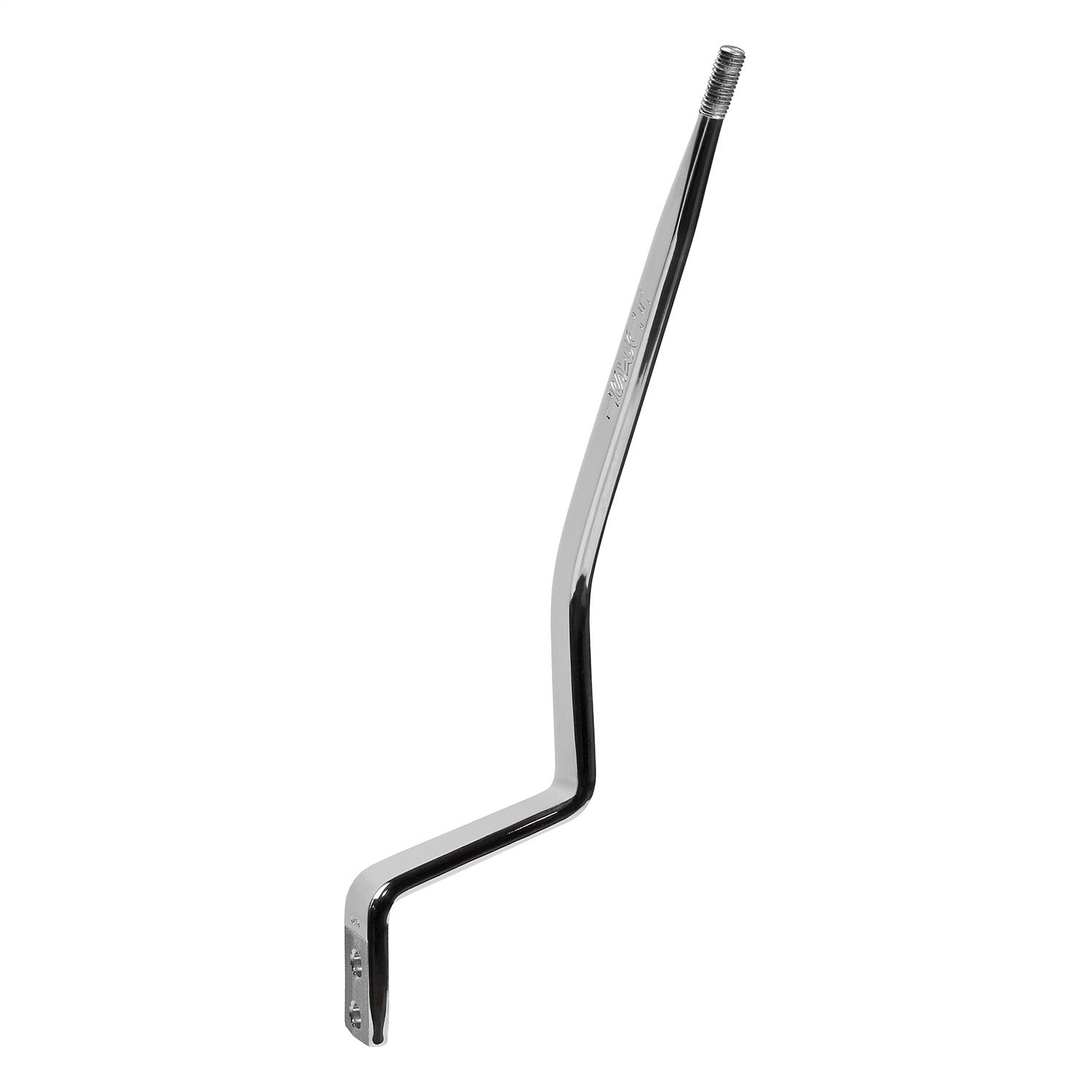 Hurst Competition Plus Single Bend Shifter Stick - 15 in - 3/8-16 in Thread - Chrome - Hurst Manual Shifters