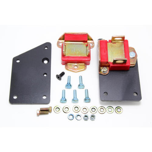 Trans-Dapt Motor Mount - Bolt-On - Polyurethane Pads - LS-Series Engines to GM 3-Bolt
