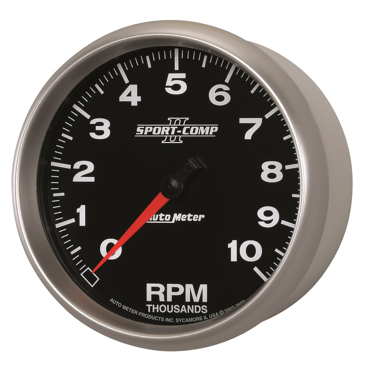 Auto Meter 5" Sport-Comp II In-Dash Tachometer - 10,000 RPM