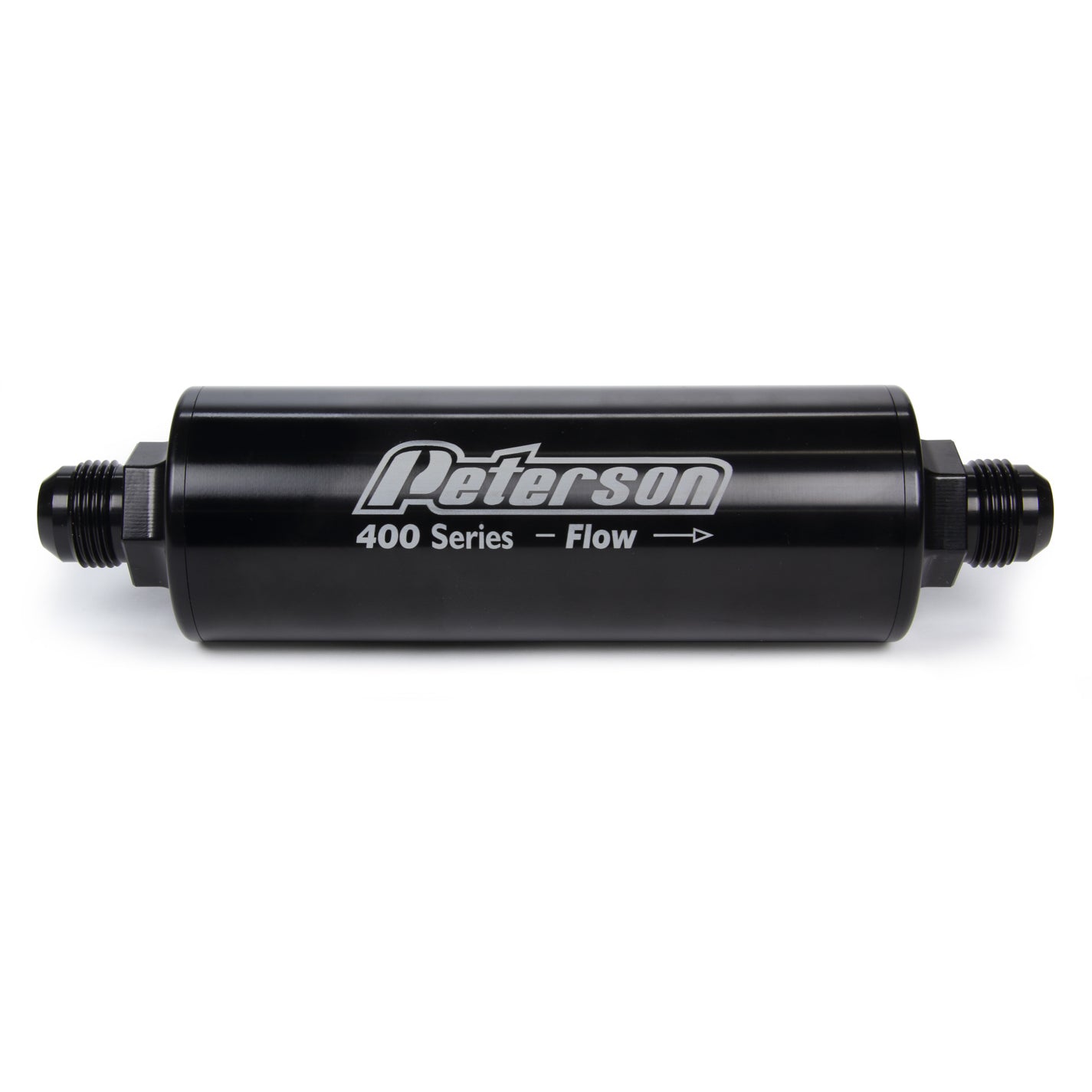 Peterson 400 Series Inline Oil Filter w/o Bypass - 100 Micron -12 AN Fittings