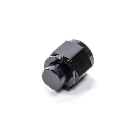 Triple X Race Co. Cap Fitting 6 AN Aluminum Black Anodize - Each