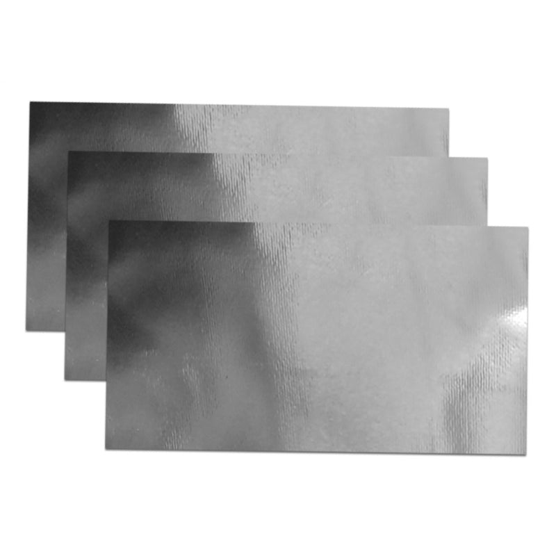DEI Oil Filter Heat Shield - 3-1/2 x 4-1/2 x 4 " - Gold (Set of 3)