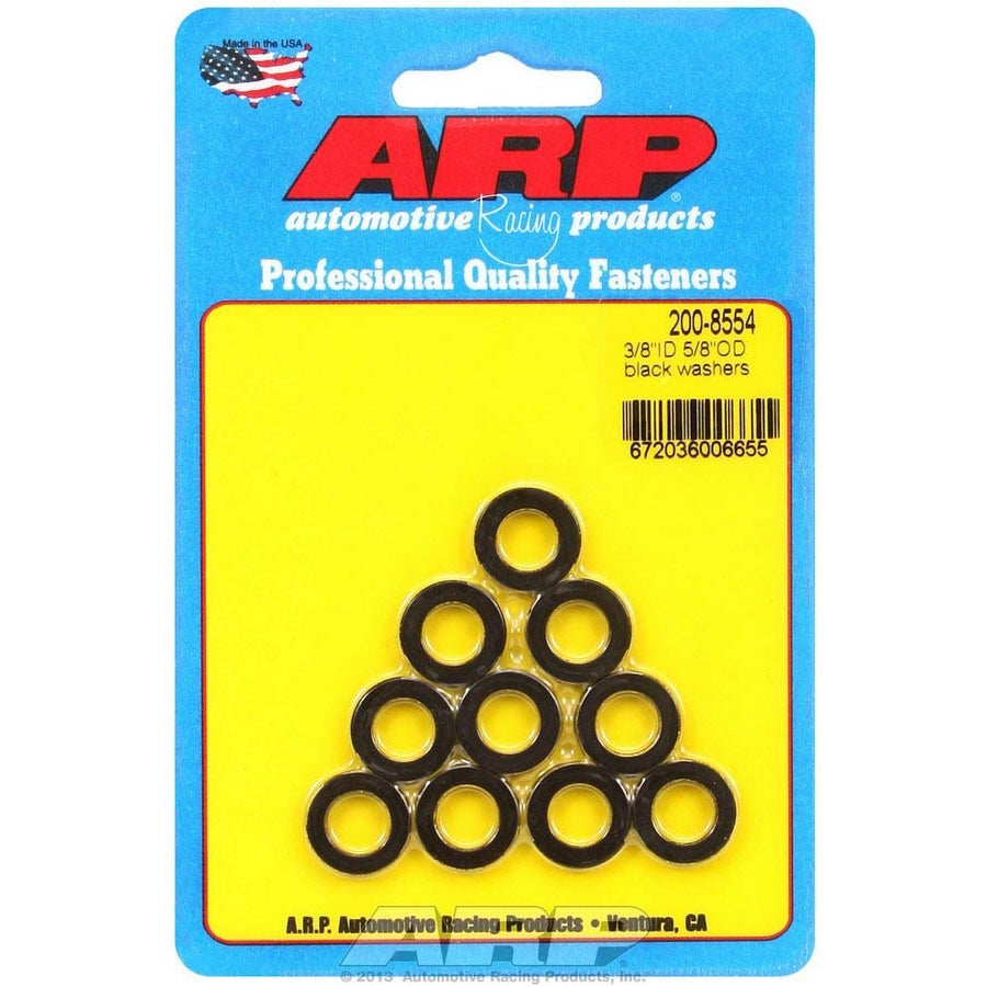 ARP Chrome Moly Special Purpose Washers - 3/8" I.D., 5/8" O.D. w/o I.D. Chamfer - (10 Pack)