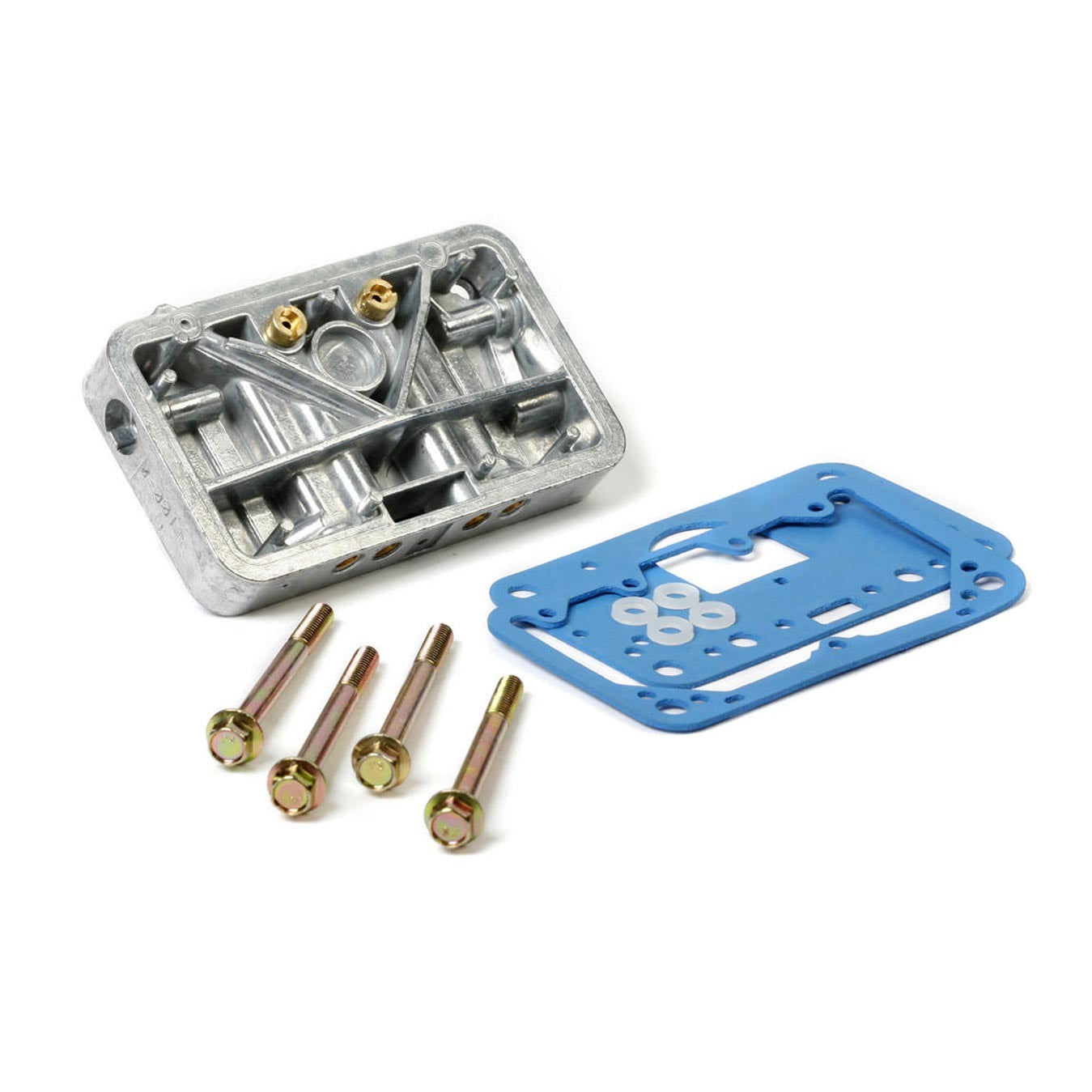 Holley Metering Block - Shiny Finish