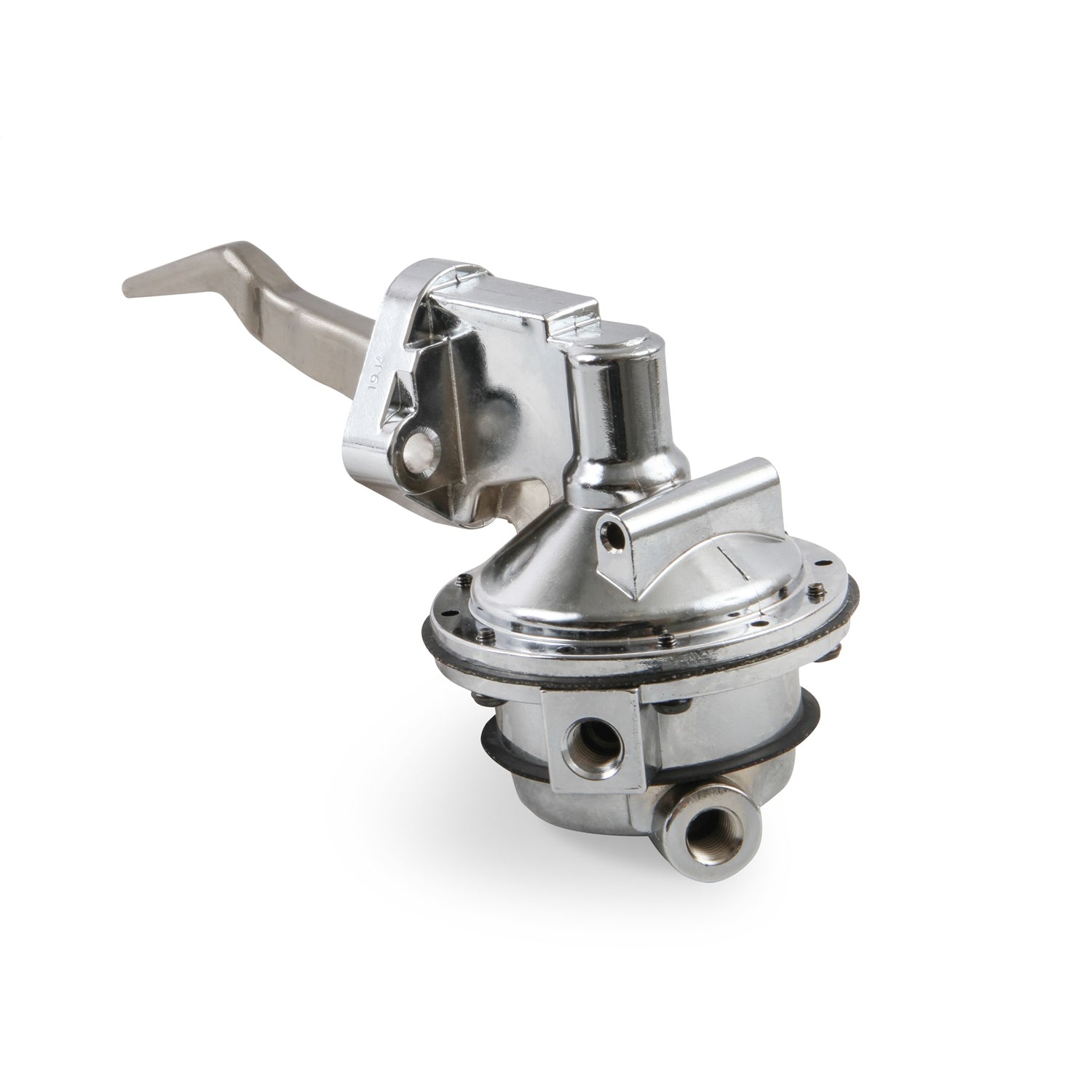 Holley Mechanical Fuel Pump - 110 gph - 6.5-8 psi - 1/4 in NPT Female Inlet / Outlet - Polished - Gas - Ford FE-Series