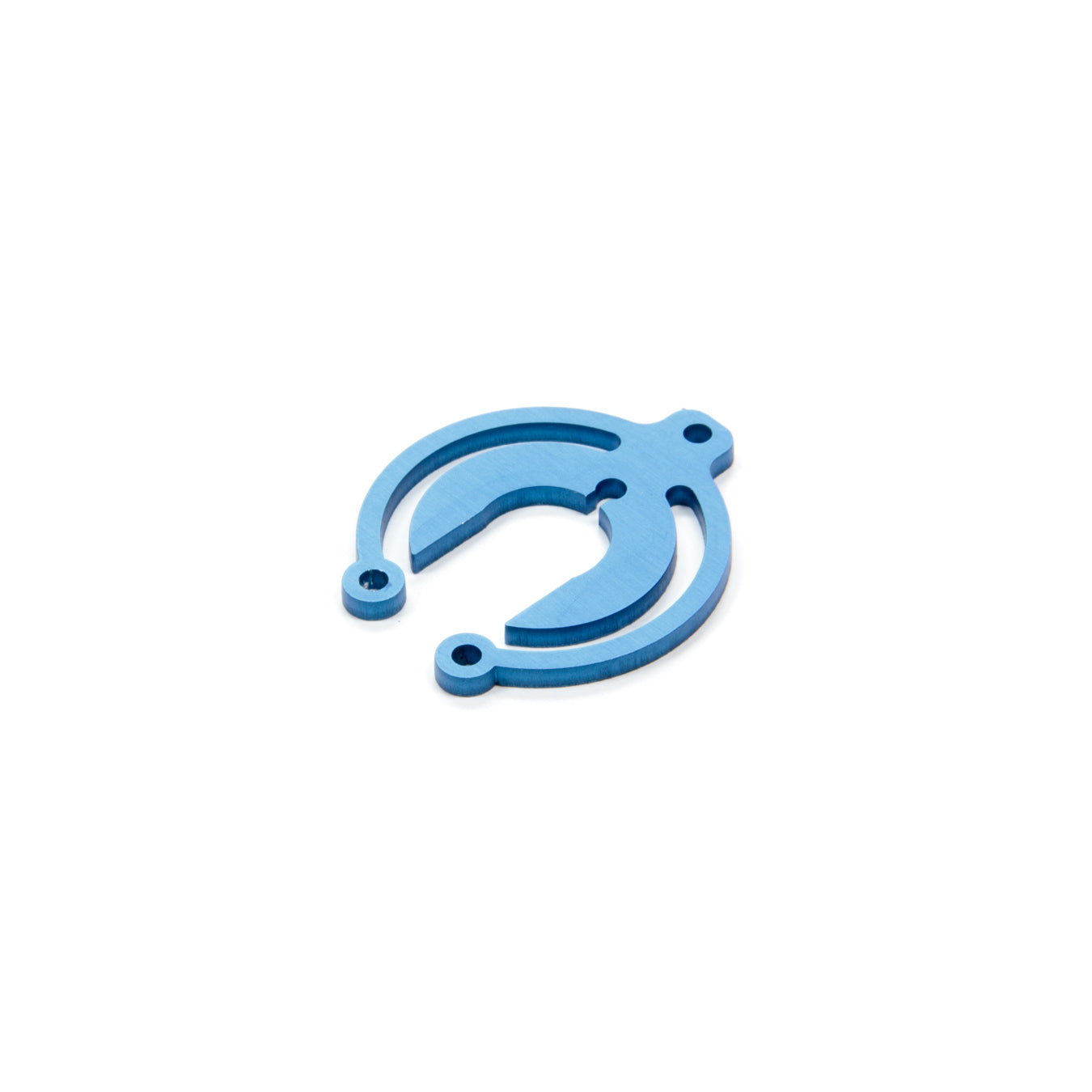 RE Suspension 1/8" Thick Bump Stop Shim 16 mm Shaft Aluminum Blue - Each