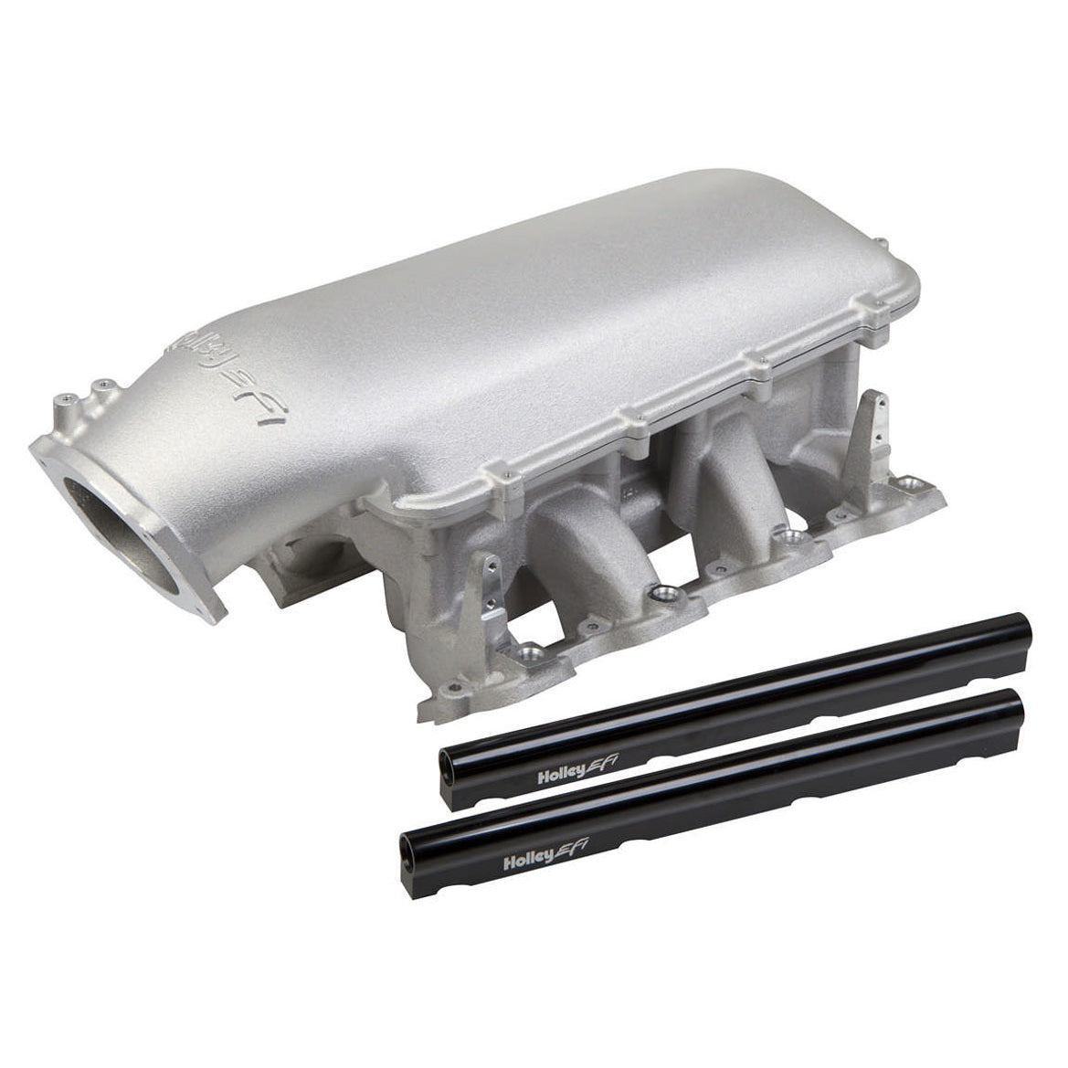 Holley LS Mid-Rise EFI 92 mm Throttle Body Flange Multi Port Intake Manifold - LS1 / LS2 / LS6 - GM LS-Series