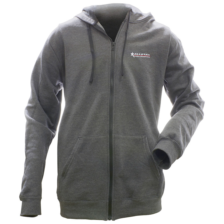 Allstar Performance Full-Zip Hooded Sweatshirt - Charcoal - Smallall