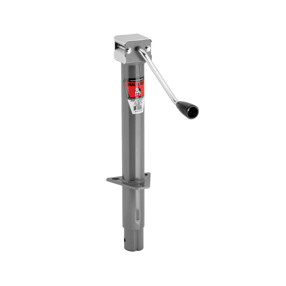 Bulldog Bulldog Trailer Jack - Sidewind - 13 in Travel - 3000 lb Capacity - Gray