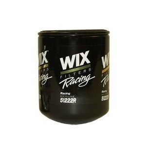 WIX Screw-On Canister Oil Filter - 6.210 in Tall - 1-1/2-12 in Thread - Black Paint - Various Applications 51222R