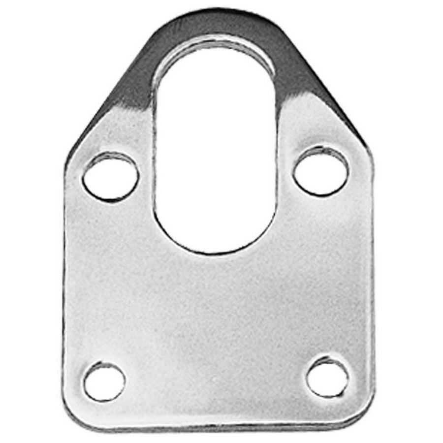 Trans-Dapt Fuel Pump Mounting Plate - Chrome Plated Steel