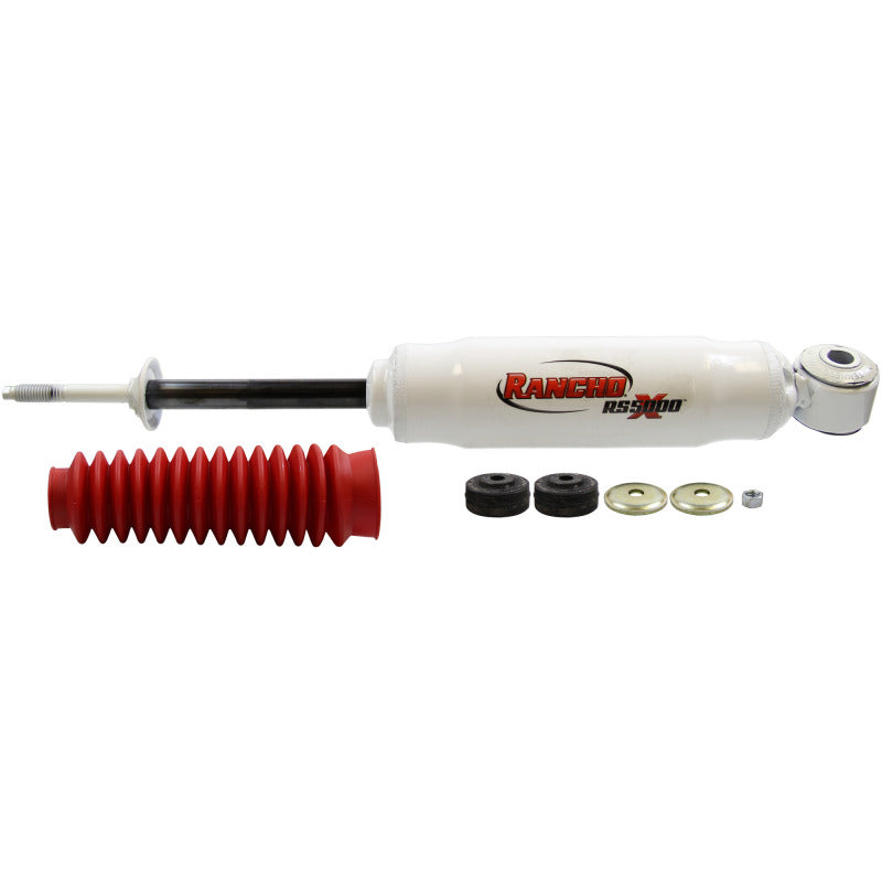 Rancho RS5000X Series Twintube Shock - 9.84 in Compressed / 14.37 in Extended - 2.25 in OD - White Paint