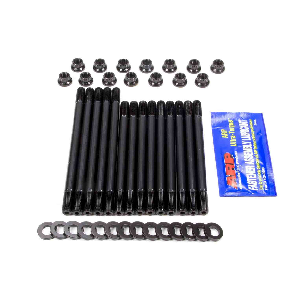 ARP Cylinder Head Stud Kit - 12 Point Nuts - Chromoly - Black Oxide - Nissan 4-Cylinder 202-4206