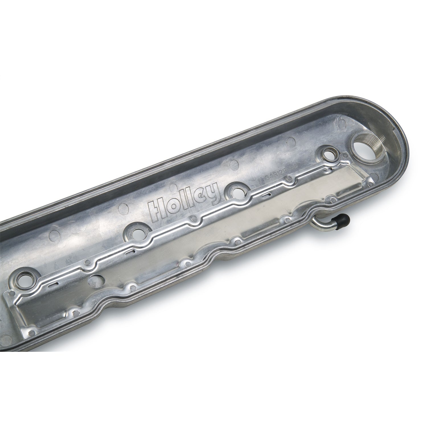 Holley Aluminum LS Valve Covers-Black Krinkle