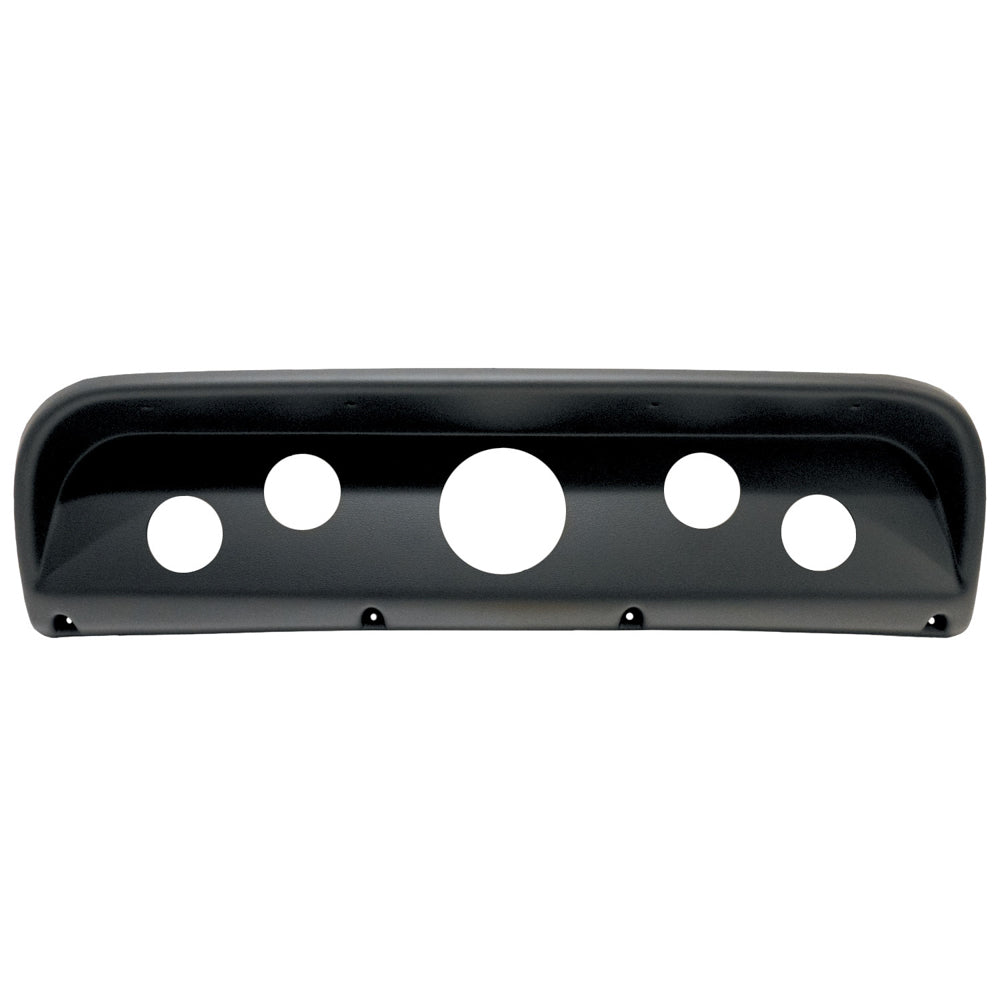 Auto Meter Direct-Fit Dash Panel - Four 2-1/16" Holes - One 3-3/8" Hole - Plastic - Black