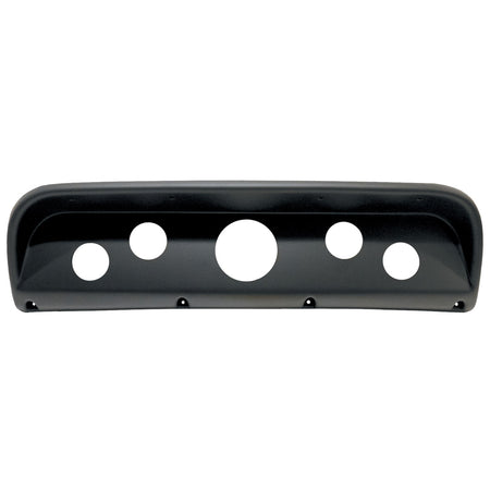 Auto Meter Direct-Fit Dash Panel - Four 2-1/16" Holes - One 3-3/8" Hole - Plastic - Black