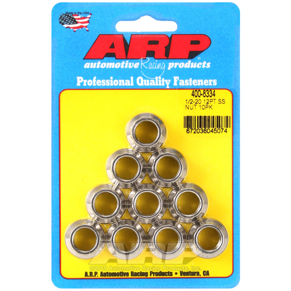 ARP S/S 1/2-20 12pt. Nuts - (10 Pack)