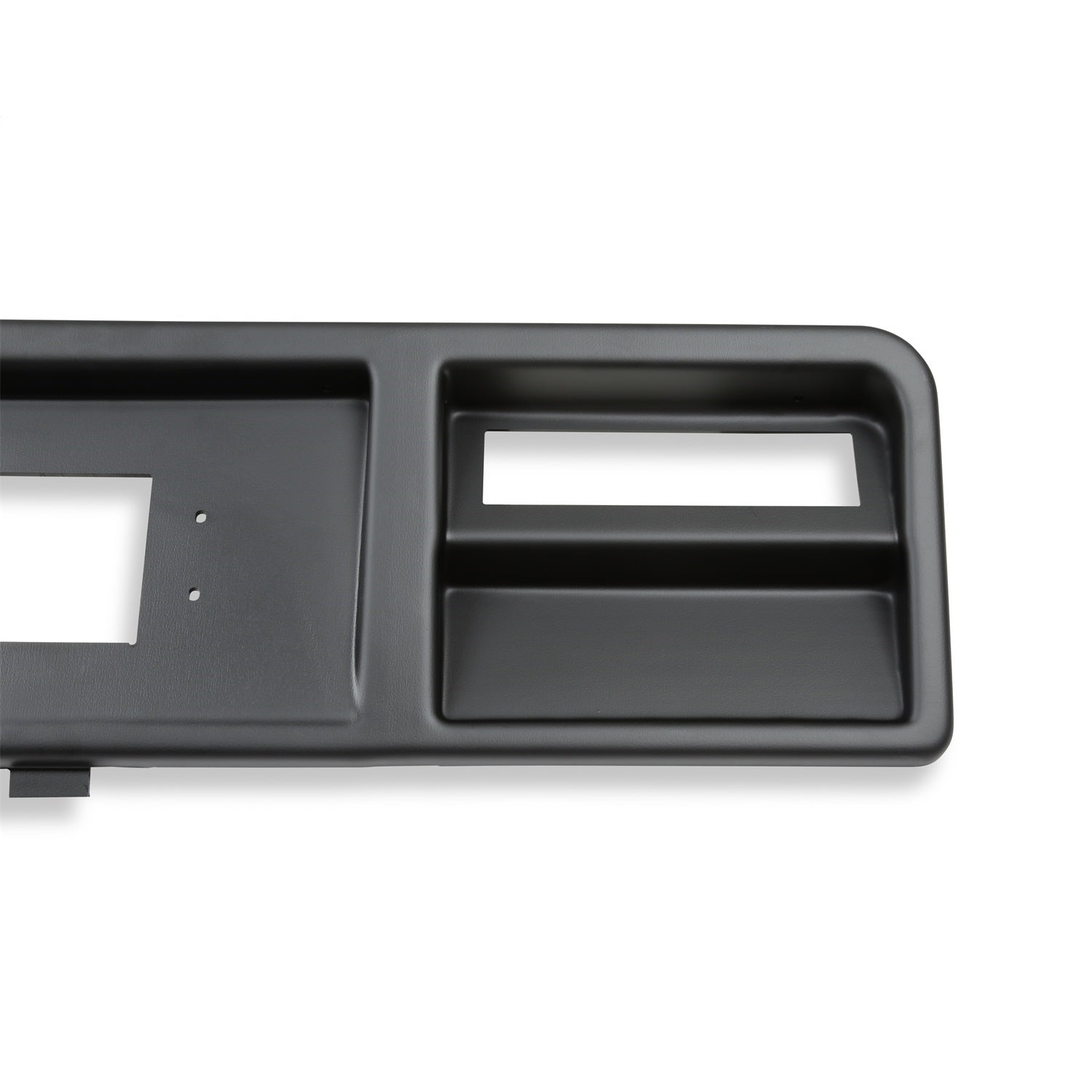 Holley EFI 7 in Dash Bezel - Black - No Vents - Ford Fullsize Truck 1973-79