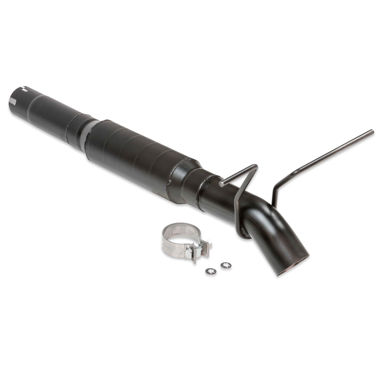 Flowmaster Outlaw Extreme Exhaust System - Cat-Back - 3" Diameter - Single Underbody Exit - Stainless - Black