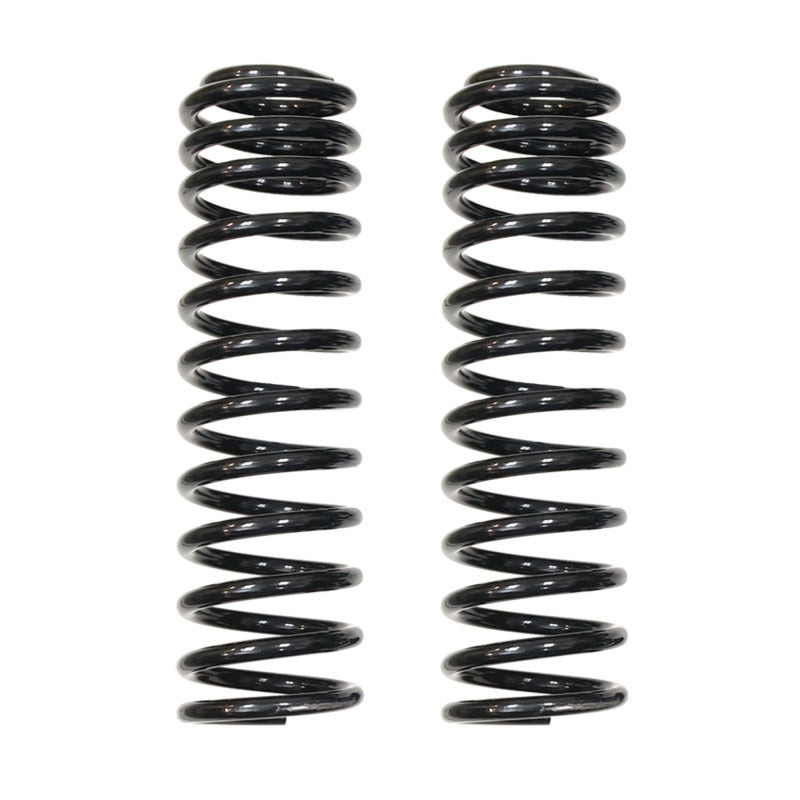 Rancho Suspension Spring Kit - Front - 2 in Lift - 2 Coil Springs - Black - Jeep Wrangler 2007-18 (Pair)