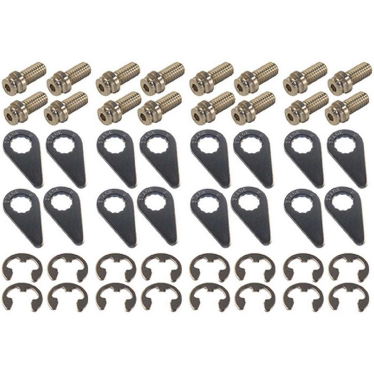 Stage 8 Header Bolt Kit - 6pt. 3/8-16 x 3/4 (16)