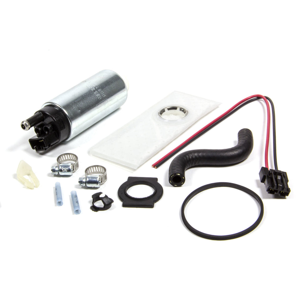 Walbro Electric -" Tank Fuel Pump 190 lph Install Kit Gas - Ford Mustang 1985-97