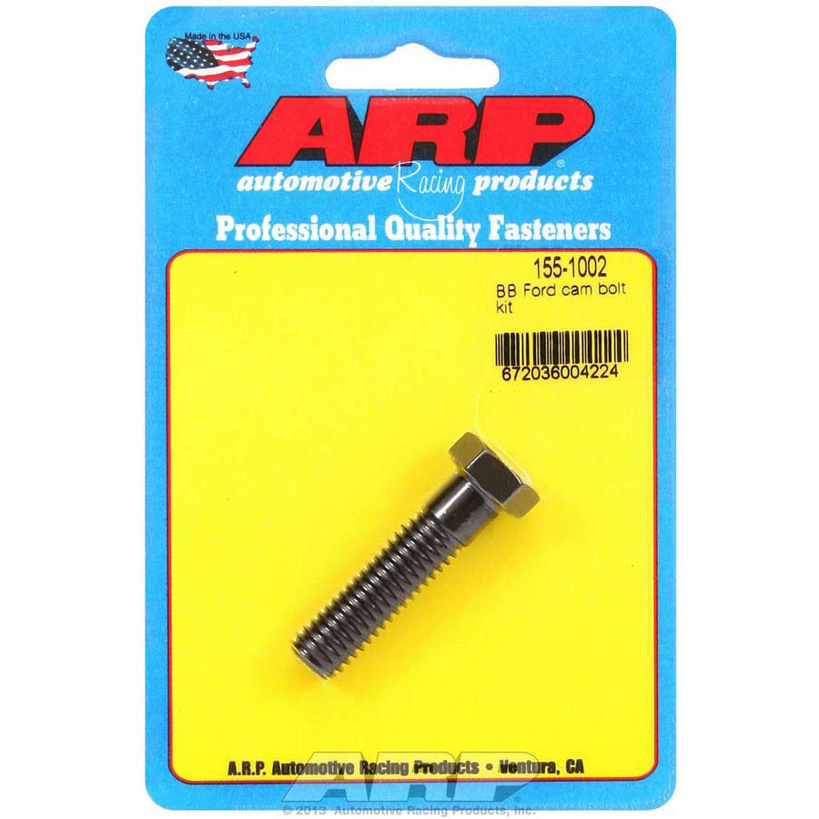 ARP High Performance Series Camshaft Gear Bolt Kit - 7/16-14 in Thread - 1.750 in Long - 5/8 in Hex Head - Chromoly - Black Oxide - Ford FE-Series