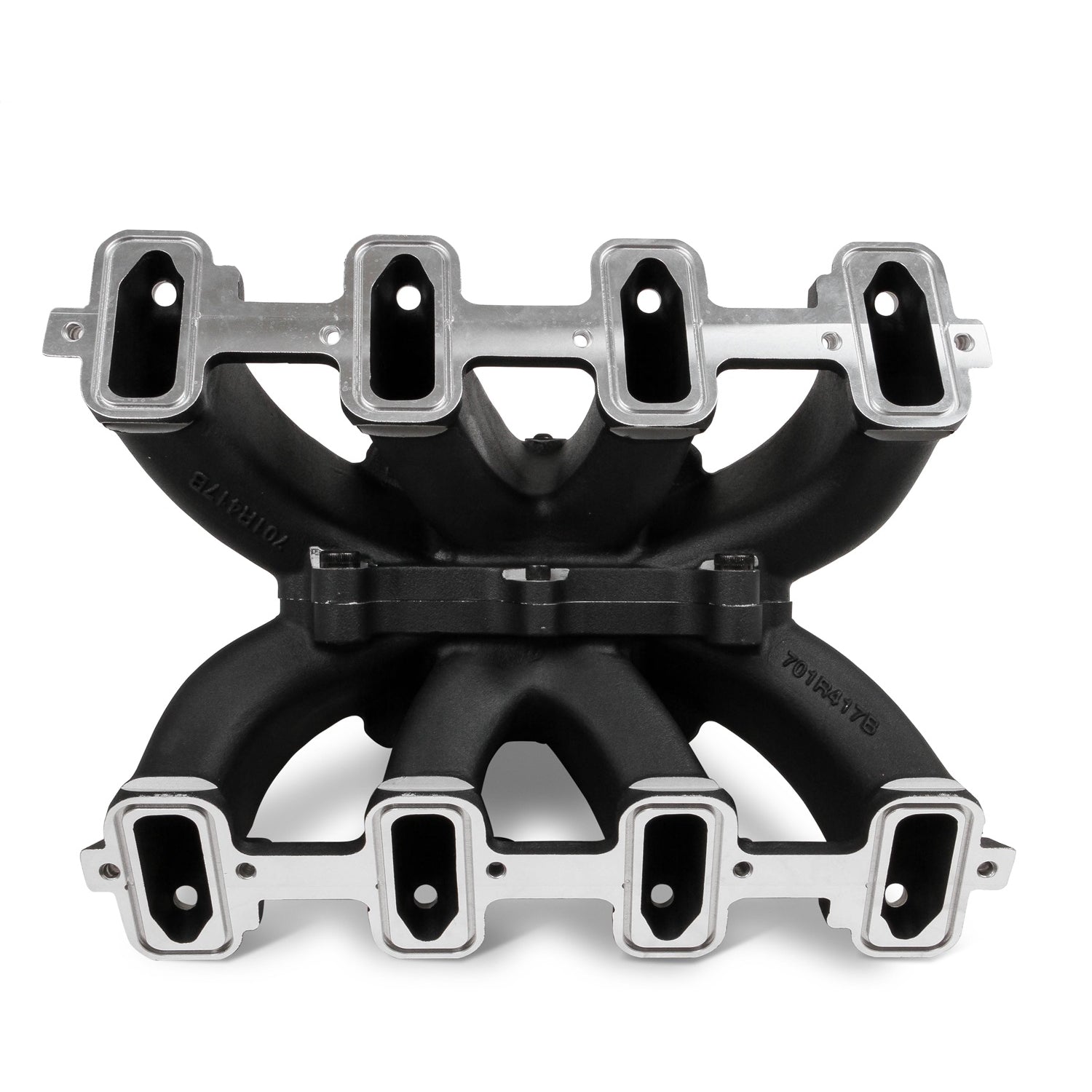 Holley Single-Plane Race Square Bore Single Plane Intake Manifold - Black Ceramic - LS1 / LS2 / LS6 - GM LS-Series