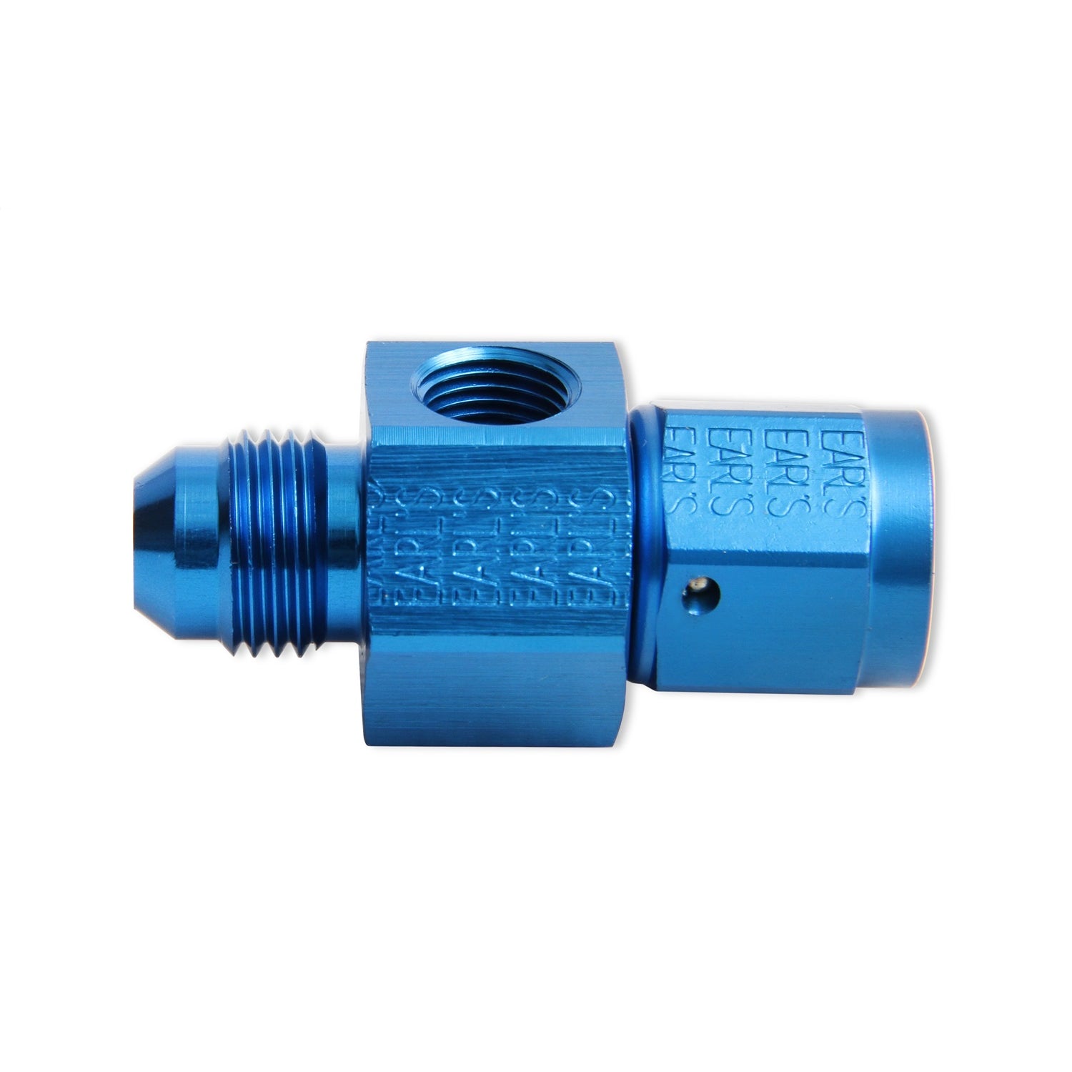 Earl's Pressure Gauge Adapter - -04 AN Male to -04 AN Female - 1/8" NPT Gauge Port