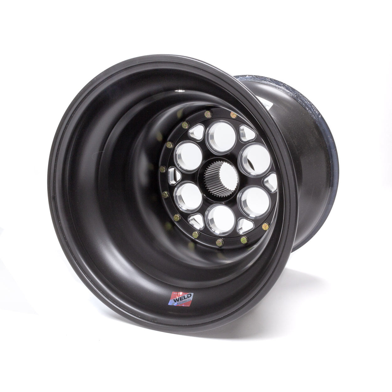 Weld Magnum Sprint Spline Wheel - 15" x 15" - All Black - 42 Spline - 5" BS - Inner Bead-loc