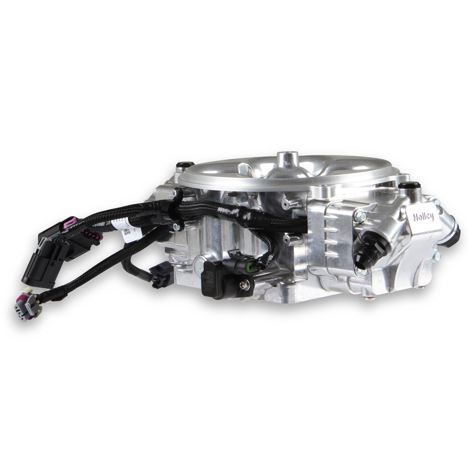 Holley EFI Terminator X Stealth Fuel Injection System - Multi Port - Power Module/Programmer/02 Sensor - Stainless - Polished
